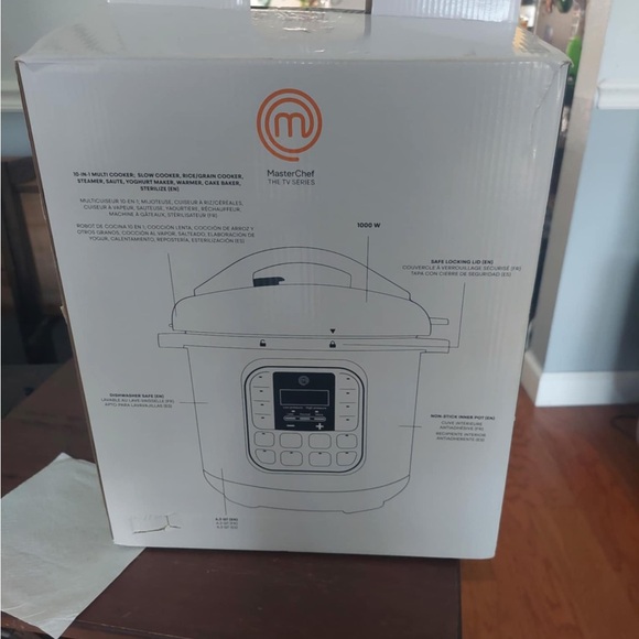 MasterChef 6.3 Qt. Electric Pressure Cooker (New In Box) - Picture 3 of 5